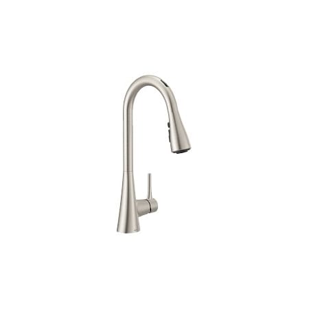 Moen Sarai One-Handle High Arc Pulldown Kitchen Faucet in Spot Resist Stainless 87836EVSRS